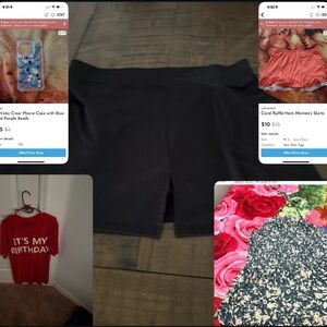 Others Follow Women's Black Bike Shorts